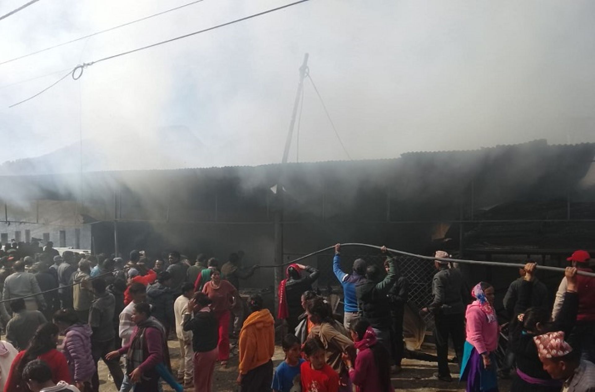 मार्तडीमा भीषण आगलागी, करोडौंको क्षति